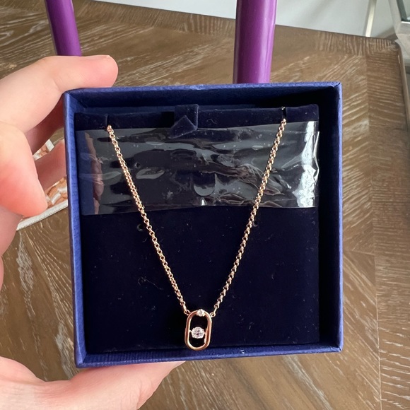 Swarovski Sparkling Dance necklace Rose/gold - Picture 10 of 12